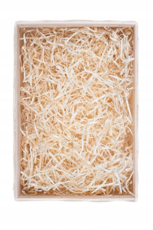 sianko do prezentów wełna drzewna suche wypełnienie pudełek 2 kg